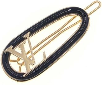 Louis Vuitton Pre-owned Accessories, female, Black, Size: ONE SIZE Pre-owned Metal Hair Accessory