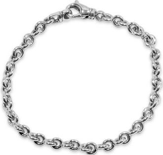 Pompeii3 Mens Rolo Link 14k Gold (14gram) or Platinum (23gram) 5mm Bracelet 8.5