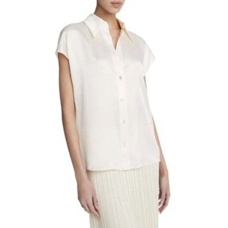 Vince Donna, Camicette, Beige, XS, new