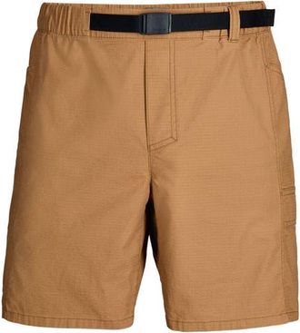 Royal Robbins Crux Stretch Cotton Ripstop Climbing Short in Pecan at Nordstrom, Size X-Large