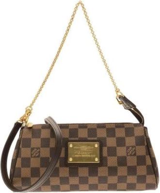 Louis Vuitton Pre-owned Vintage Coated Canvas Shoulder Bag - Dames - Vintage Schoudertas - Bruin - ONE Size - Vintage