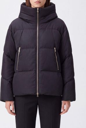 Tatras Quilted Short Down Jacket in Nylon with Hood and Funnel Neck
