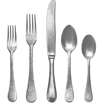 Mepra Epoque Flatware Set - 5 Pieces in Pewter Silver at Nordstrom