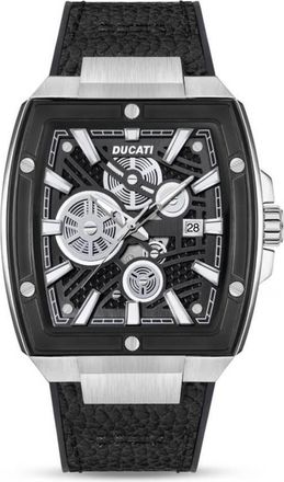 Ducati Classic 3H Quartz Black Dial Mens Watch DTWGB0000701
