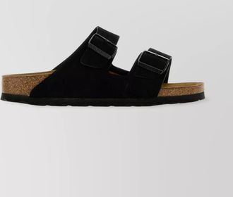 Birkenstock arizona suede leather slippers