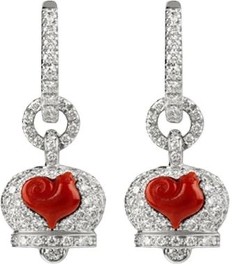CHANTECLER Campanelle Micro Earring - Dames - Oorbellen - Rood - ONE Size - Accessoires