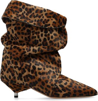 Isabel Marant 45mm Edrik boots - women - Calf Leather/Calf Leather/Leather - 38 - Brown