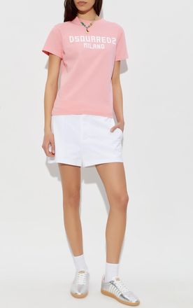 Dsquared2 Cotton Shorts, Womens, White