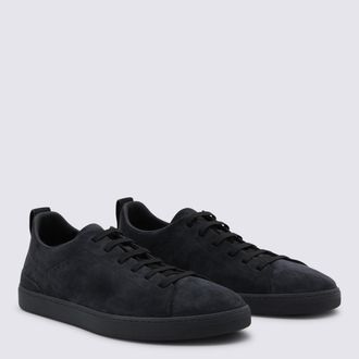 Churchs Suede Low-Top Sneaker - Navy
