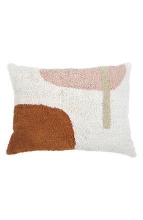 Pom Pom at Home Ariel Big Accent Pillow in Blush /Terra Cotta at Nordstrom