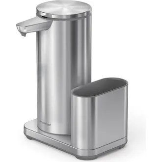 Simplehuman 14 oz. liquid sensor pump with caddy in Brushed at Nordstrom