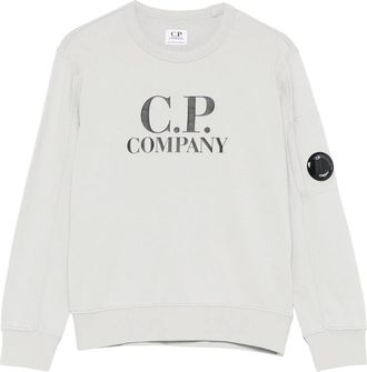 C.P. Company Grey Boys Logo Sweatshirt