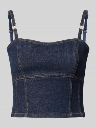 Guess Jeanstop mit Spaghettitr&auml;gern Modell ZELDA in Dunkelblau, Gr&ouml;&szlig;e XL