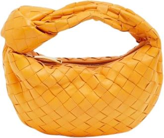 Bottega Veneta Pre-owned Handtas - Dames - Vintage Handtas - Oranje - ONE Size - Leer - Vintage