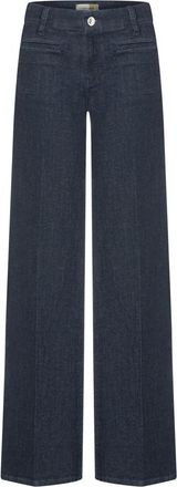Cambio Jeans, Dames, Blauw, S, Katoen, Tess Modern Rinsed Broek