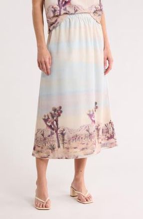 Daniel Rainn Desert Scent Maxi Skirt in Sky at Nordstrom Rack, Size X-Small