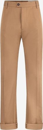 Alexander McQueen L&auml;ssige gerade Chinohose Camera Strap