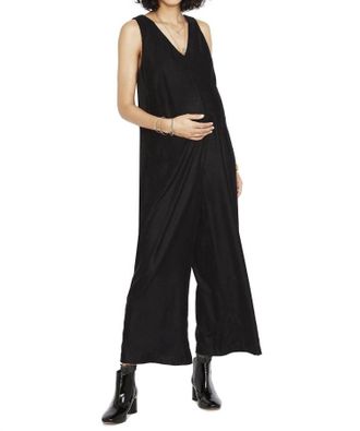 Hatch Violette Maternity Jumper In Black Velvet