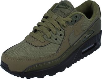 Nike Air Max 90 Mens Green Trainers - White - Size UK 10