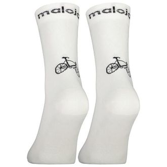 Maloja StalkM. Multifunktionssocken - Unisex | wei&szlig;/grau