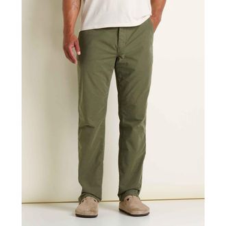 Toad & Co Mens Mission Trek Slim Chino in Olive at Nordstrom, Size 33 X 32