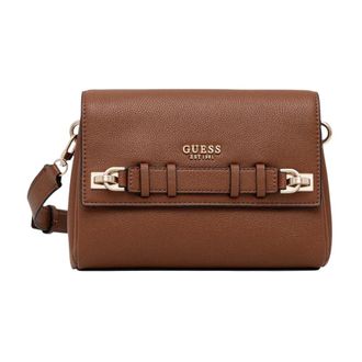 Guess Cross Body Bags, female, Brown, Size: ONE SIZE Gregoria Flap Crossbody