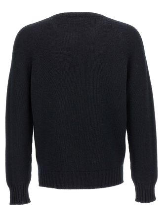 Maryya Wool Blend Crew-Neck Sweater - Black