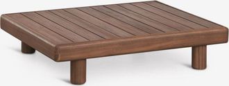 Sklum Mesa De Centro Para Jard&iacute;n Rectangular 100x80 Cm En Acacia Edrien Sklum