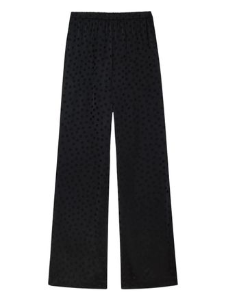 Anine Bing Pantaloni Elain dritti - Nero