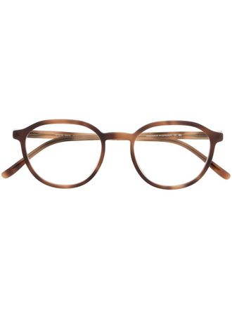 Mykita Ekon bril met rond montuur - Bruin