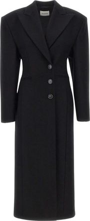 Andamane Jassen, Dames, Zwart, S, Single-Breasted Coats