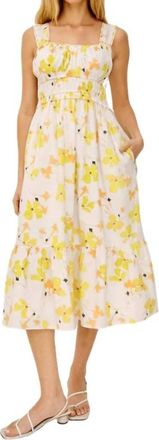 Rails Rafaella Midi Dress In Tossed Daffodils