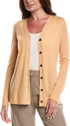 Lafayette 148 New York Button Front Cashmere Cardigan