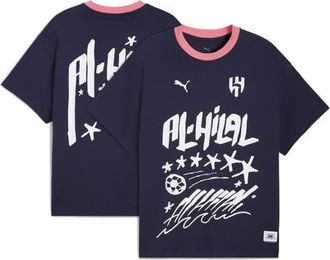 Puma Mens Puma Navy Al Hilal 2025 FIFA Club World Cup Hoops T-Shirt at Nordstrom, Size X-Large