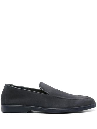 Doucal's suede loafers - Blue