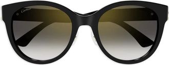 Cartier Occhiali da sole cat-eye - Nero
