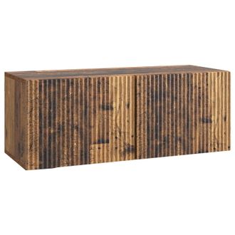 vidaXL Mueble Para Tv De Pared Madera Envejecida 78,5 X 31 X 30 Cm Vidaxl