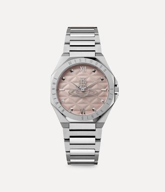 Vivienne Westwood Aldgate Watch -Pink-and-silver -Pink-and-silver Women