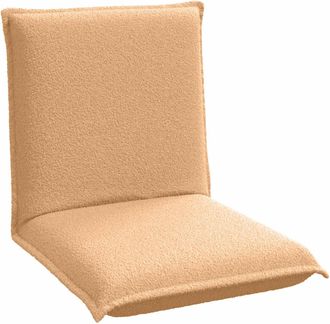 vidaXL Sill&oacute;n Ajustable Beige Tela De Oveja Vidaxl