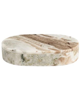 BIDKhome Bidkhome Toronto Marble Oval Display Box Large