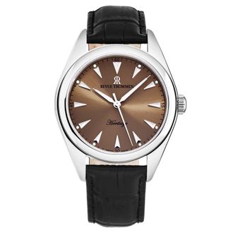 Revue Thommen Heritage Automatic Champagne Dial Mens Watch 21010.2539