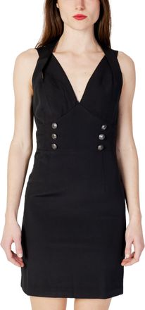 Guess Womens Vneck Sleeveless Mini Dress - Black - Size X-Small