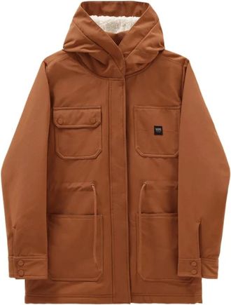 Vans Jassen, Dames, Bruin, M, Leer, Taylor MTE Jacket