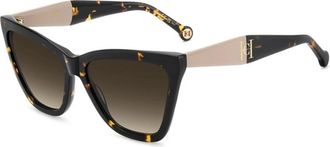 Carolina Herrera 0374/S Zonnebril - Dames - Zonnebrillen - Bruin - 59 MM - Accessoires