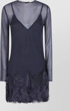 Semicouture silk mini dress