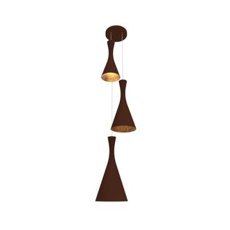 Lumicom Jaqueline L&aacute;mpara De Techo Composici&oacute;n Corten Hoja