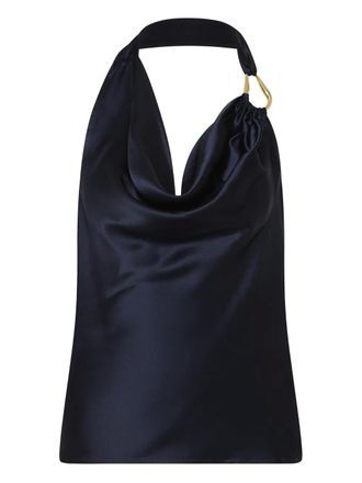 Rebecca Vallance Elise sleveeless ring-detailed top - Blue