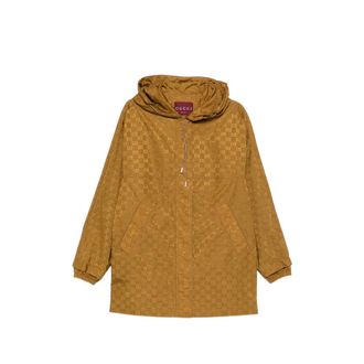 Gucci Hooded Logo-pattern Jacket