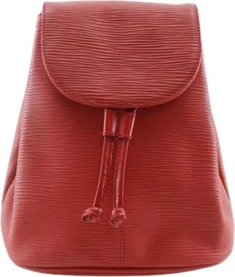 Fendi Pre-owned Vintage Rugzak - Dames - Vintage Rugzakken - Rood - ONE Size - Leer - Vintage