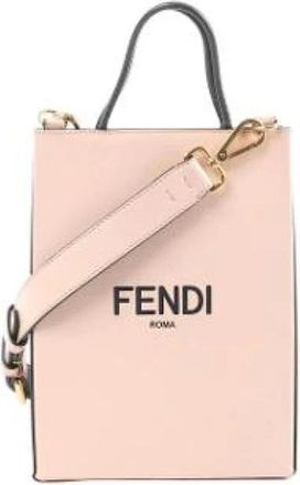 Fendi Pre-owned Shopping Bag M - unisex - Fendi Vintage - Vintage Tote Bags - Pink - ONE SIZE - Pre-owned